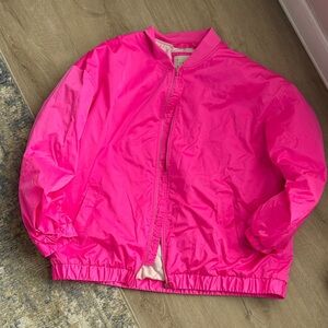 A new day bomber HOT Pink Jacket